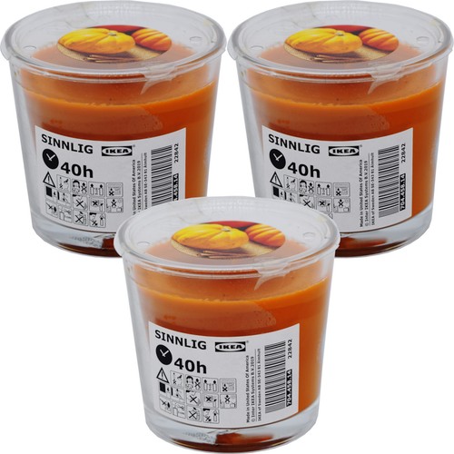 Ikea sinnlig duftkerze - 3x,