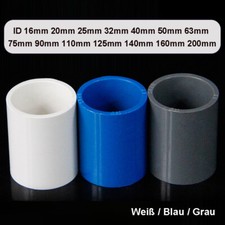 PVC Muffe Rohr Gerade Fitting
