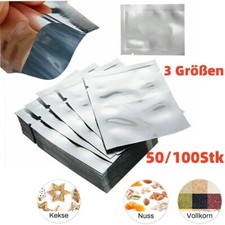 50/100Stk Aluminiumfolie Mylar Beutel Vakuumbeutel Sealer Paket Foil Mylar Bags