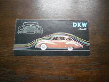DKW 3=6, Auto-Union, original Prospekt, holländisch, ca. 1956 !