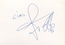 FRANCESCO TOLDO - Autogramm