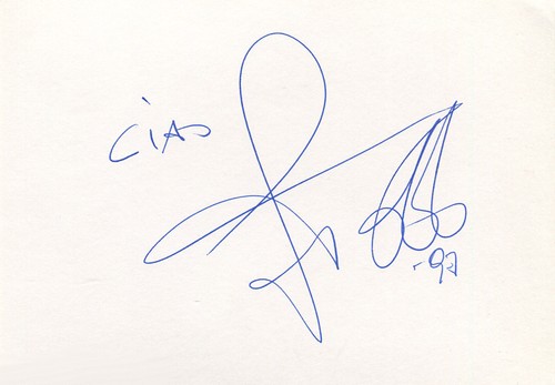 Francesco toldo autogramm - toldo,