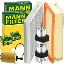 MANN FILTER INSPEKTIONSPAKET passend für 2.0 TDI 143+170 PS AUDI A4 B8 A5 8T