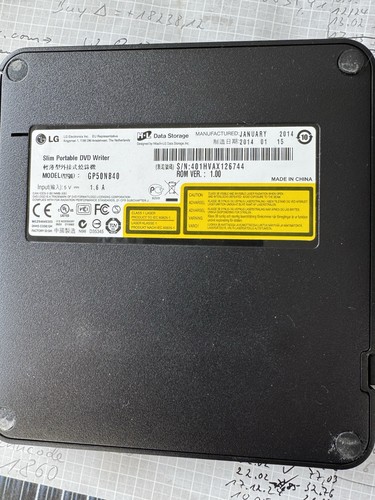 Externer slim dvd writer - externer, lg