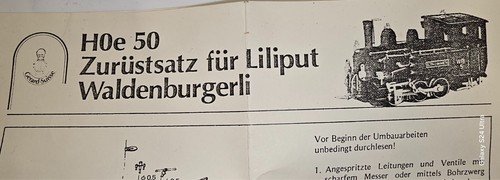 Rarität h0e zurüstsatz - rarität,