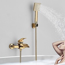 Gold Badewannenarmatur