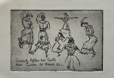 Karl Adser 1912-1995 Radierung