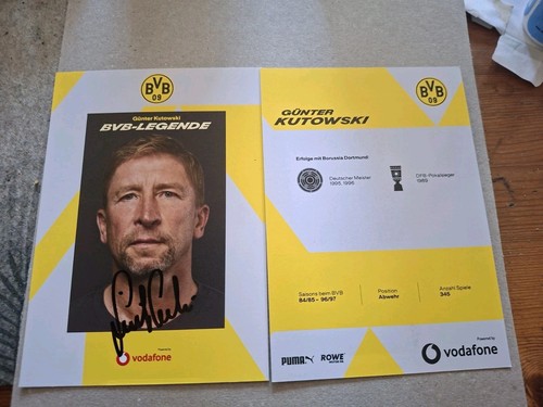 Autogrammkarte günter - autogrammkarte,