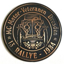 Plakette MC Motor Veteranen