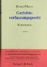 Gerichtsverfassungsgesetz Buch