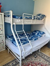 Schlafsofa, Hochbett, Metallbett mit Matraze