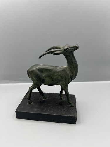 Antike bronze skulptur gazelle - antike,