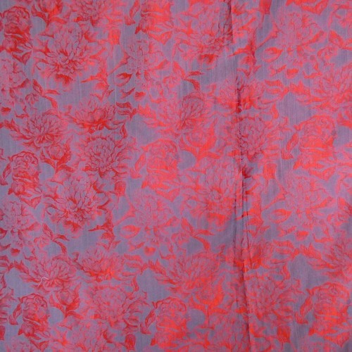Dekostoff rot mit blau