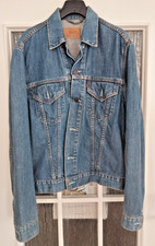 Vintage LEVI'S STRAUSS & CO Herren 70500 04 Denim Trucker Jacke Größe L