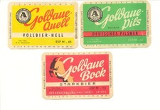 3 sehr alte Bieretiketten Artern - 70er Jahre