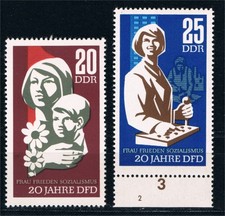 DDR  Mi 1256-1257 ** DFD