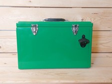 Metall kühlbox grün liter - kühlbox,