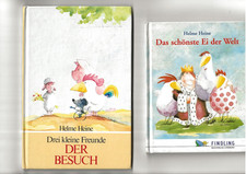 2x Helme Heine DREI KLEINE FREUNDE Der Besuch + DAS SCHÖNSTE EI DER WELT