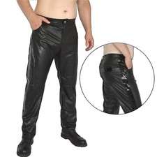 Lack-Streifen HERREN HOSE* Gr