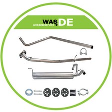 Komplette Auspuffanlage ab Kat Citroen C1, Toyota Aygo, Peugeot 107 1.0 Auspuff
