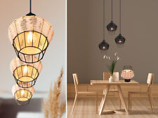 Küchendeckenlampen aus Rattan