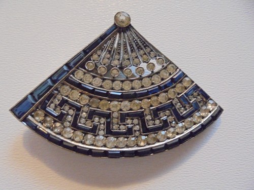 Wunderschöne art deco brosche - art,