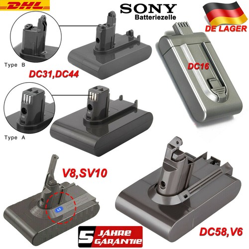 Akku für dyson v8 dc16 - v7,