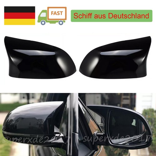Glanz schwarz spiegelkappen - schwarz,