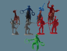 JECSAN Spanien Indianer Cowboys Auswahl Figuren