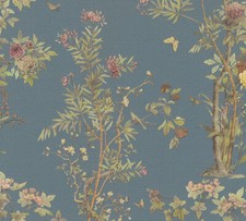 AS Vliestapete History of Art 2 Floral Blau 790434