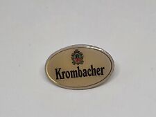 Krombacher Pilsener (oval) - Pin - Anstecker - Werbung (1) 