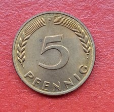 5 Pfennig 1950 F Unzirkuliert