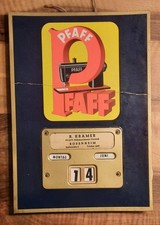 Alte Papp-Reklame "Pfaff"