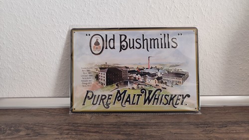 Old bushmills blechschild - old,
