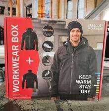 Mascot Workwear Box Hard Shell Jacke + Strickjacke mit Reißverschluss schwarz XL