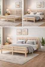 Massivholz Bett 160x200 cm