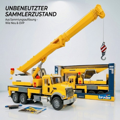 Bruder mack granite liebherr - bruder,