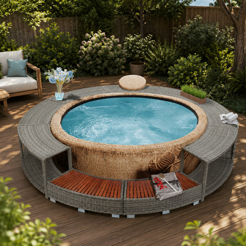 Whirlpool umrandung spa - whirlpool,