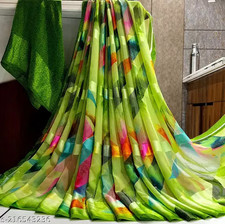 Party Wear Saree Printed