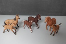 Schleich Pferde Sammlung verschiedene Rassen 6 Stück– guter Zustand