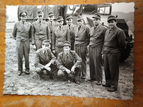 Foto frühe bundeswehr vor - foto, lkw