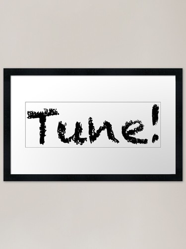 Tune gerahmter kunstdruck - tune!,