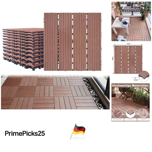 11er wpc terrassenfliesen - wpc,
