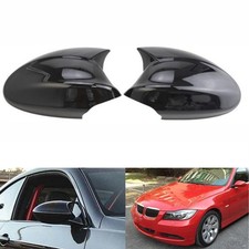 2X Spiegelkappen Außenspiegel Glanz Schwarz Für BMW E90 E91 E92 E93 Pre-Facelift
