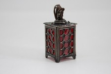 Kahlert LED-Laterne Zinn, Butzenscheiben