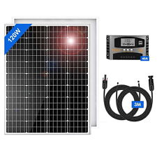 120W Solarmodul Solarpanel Kit