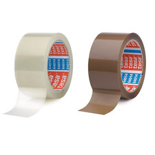 TESA tesapack Packband Paketklebeband Klebeband 64014 braun transparent farblos