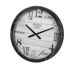 Wanduhr xxl  PARIS Holz