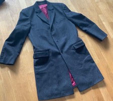 Herrenmantel v. Charles Tyrwhitt, Gr. 52,  anthrazit, Wolle + Cashmere