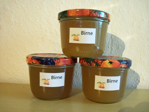 Birne fruchtaufstrich - birne,